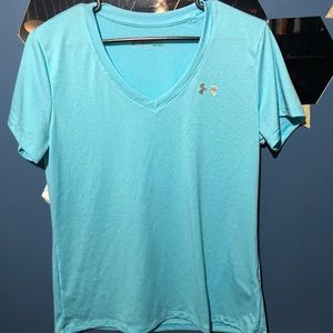 NWOT Under Armour Blue Heatgear Tee Shirt